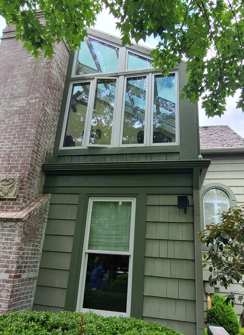 Residential window cleaning result